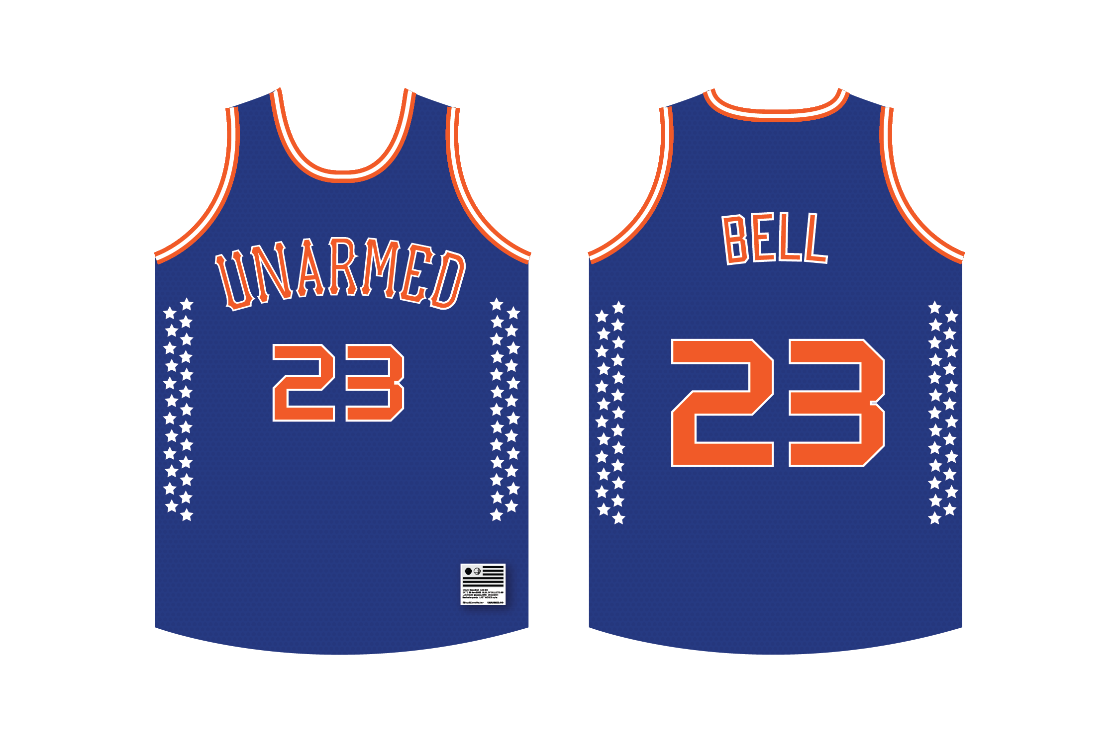 Unarmed 50 stars Sean Bell jersey